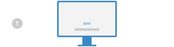 Kontowechsel Grafik: IBAN eingeben